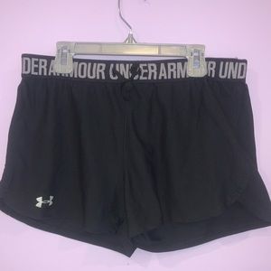 Under Armour black athletic shorts
